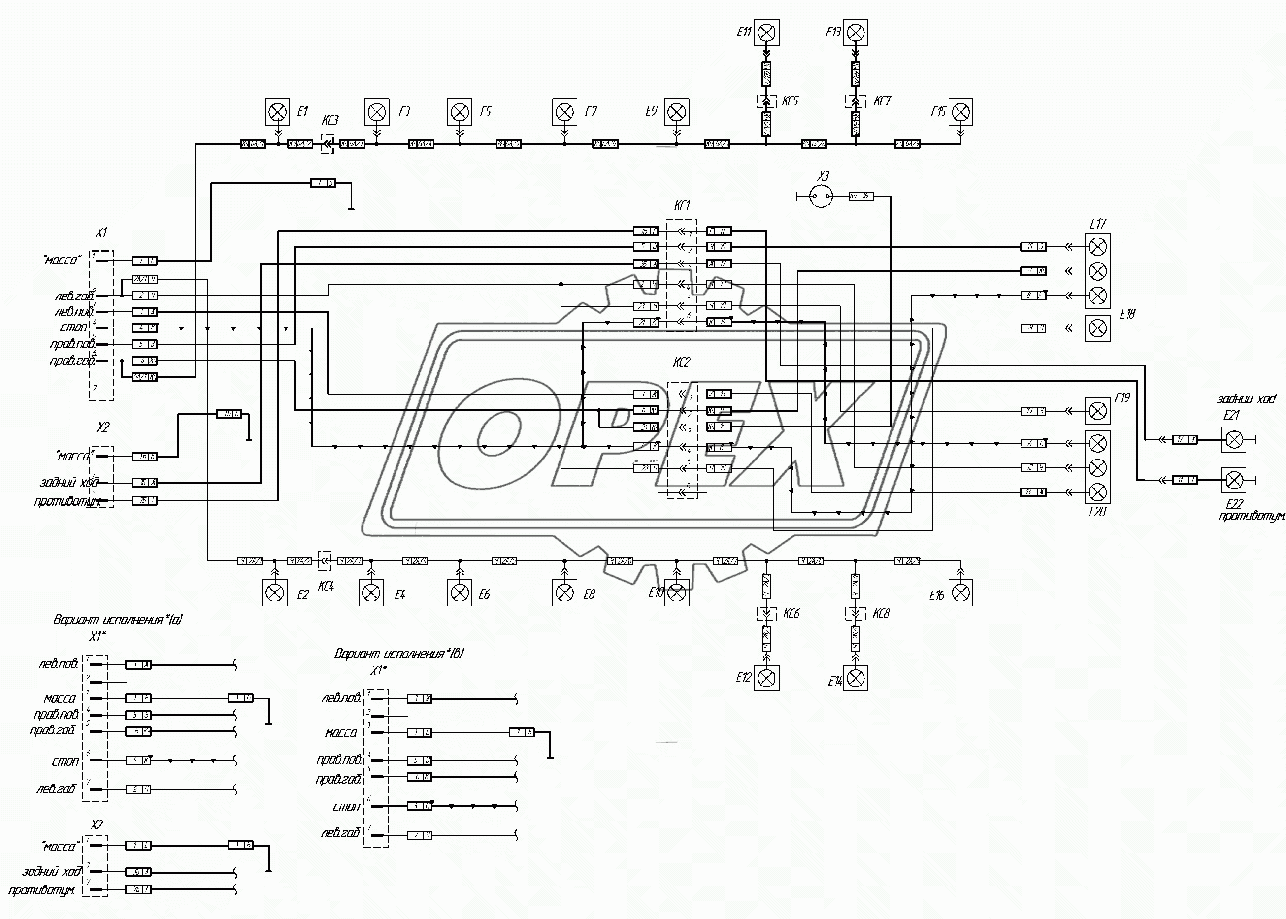 Схема электрическая соединений 2